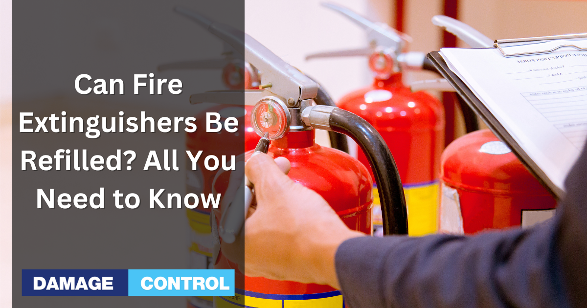 Can Fire Extinguishers Be Refilled? All You Need to Know