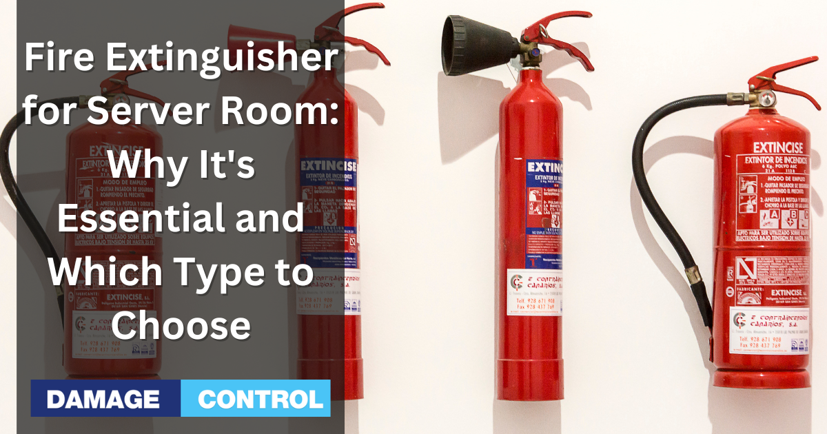 Fire Extinguisher for Server Room Why It's Essential and Which Type to Choose